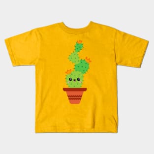 Kawaii Cactus Kids T-Shirt
